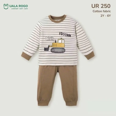 Bộ Dài Tay Bo Gấu Uala cho Bé Trai 12-27kg 2-6 tuổi - ấm, Đẹp, Giá 210.000 VND