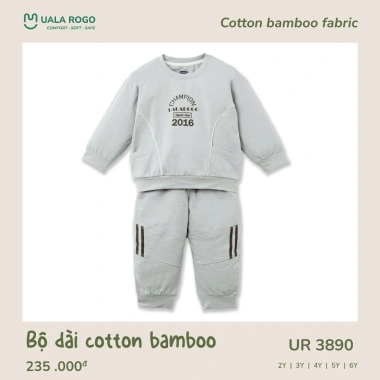 Bộ Dài Tay Bo Gấu Uala cho Bé Trai 12-27kg 2-6 tuổi - ấm, Đẹp, Giá 210.000 VND