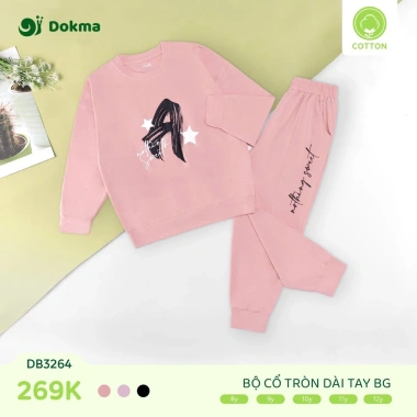 Bộ Dài Tay Cotton Dokma cho Bé 22‑42kg, 5 mẫu DB3.264‑DB3.109, Giá 269.000₫ 10