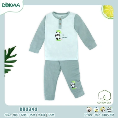 Bộ Dài Tay Dạng Tăm Mềm Mại Cho Bé 6-36 Tháng, 8-13kg - Giảm Giá 145k 9