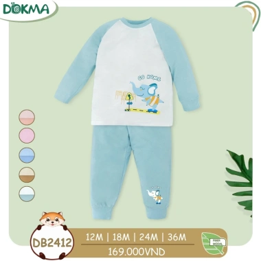 Bộ Dài Tay Dokma 8-13kg Cho Bé Trai, Bé Gái - Giá ưu đãi 157k, mẫu DB2.412 DB3.170 DB3.116 DB3.176 DB3.021 8 Bộ Dài Tay Dokma 8-13kg Cho Bé Trai, Bé Gái - Giá ưu đãi 157k, mẫu DB2.412 DB3.170 DB3.116 DB3.176 DB3.021 8
