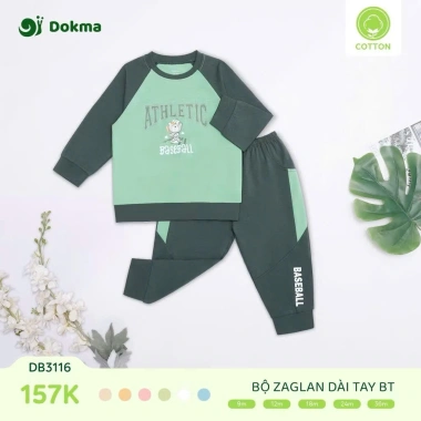 Bộ Dài Tay Dokma 8-14kg cho bé 6-36 tháng DB2.386 DB3.116 DB3.176 DB2.488, giảm còn 145k 7