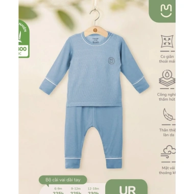 Bộ Dài Tay Hoạ Tiết Uala 9-17kg cho Bé - Tương Thích UR2.080 UR2.098 UR2.379 UR2.258 UR2.377 UR2.356 UR3.541 UR3.803, Giá từ 225k còn 175k