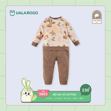 Bộ Dài Tay Hoạ Tiết Uala 9-17kg cho Bé - Tương Thích UR2.080 UR2.098 UR2.379 UR2.258 UR2.377 UR2.356 UR3.541 UR3.803, Giá từ 225k còn 175k