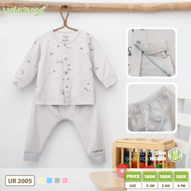 Bộ Dài Tay Mềm Mại Thấm Hút Mồ Hôi cho Bé 3-9kg UalaRogo UR2.005 UR2.228 UR2.362 Giá ưu đãi 180k