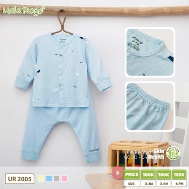 Bộ Dài Tay Mềm Mại Thấm Hút Mồ Hôi cho Bé 3-9kg UalaRogo UR2.005 UR2.228 UR2.362 Giá ưu đãi 180k