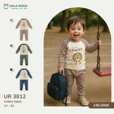 Bộ Dài Tay Mùa Thu Cotton 9-24kg cho Bé, giá chỉ 220.000đ, mẫu UR3.812 UR3.877 UR3.895