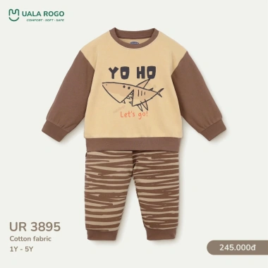 Bộ Dài Tay Mùa Thu Cotton 9-24kg cho Bé, giá chỉ 220.000đ, mẫu UR3.812 UR3.877 UR3.895