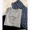 Bộ dài tay nữ MENINA chất xược mặc nhà, áo thun tay dài + quần caro thời trang - siêu mềm, giảm giá chỉ 219.000₫ 6