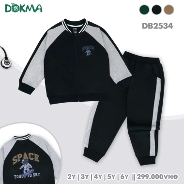 Bộ Dài Tay Thể Thao Dokma DB2.534 DB3.208 13-25kg cho trẻ 3-7 tuổi – Khỏe khoắn, 299.000₫ 3 Bộ Dài Tay Thể Thao Dokma DB2.534 DB3.208 13-25kg cho trẻ 3-7 tuổi – Khỏe khoắn, 299.000₫ 3