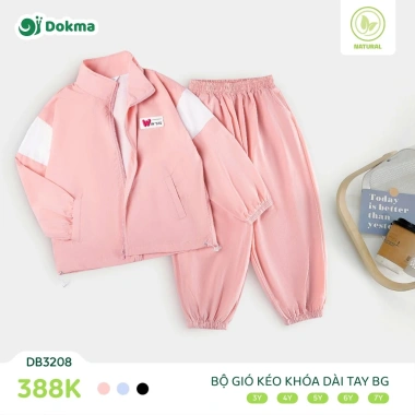 Bộ Dài Tay Thể Thao Dokma DB2.534 DB3.208 13-25kg cho trẻ 3-7 tuổi – Khỏe khoắn, 299.000₫ 4 Bộ Dài Tay Thể Thao Dokma DB2.534 DB3.208 13-25kg cho trẻ 3-7 tuổi – Khỏe khoắn, 299.000₫ 4