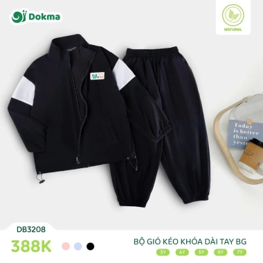 Bộ Dài Tay Thể Thao Dokma DB2.534 DB3.208 13-25kg cho trẻ 3-7 tuổi – Khỏe khoắn, 299.000₫ 7 Bộ Dài Tay Thể Thao Dokma DB2.534 DB3.208 13-25kg cho trẻ 3-7 tuổi – Khỏe khoắn, 299.000₫ 7