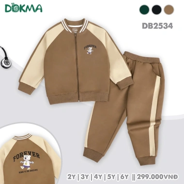 Bộ Dài Tay Thể Thao Dokma DB2.534 DB3.208 13-25kg cho trẻ 3-7 tuổi – Khỏe khoắn, 299.000₫ 9 Bộ Dài Tay Thể Thao Dokma DB2.534 DB3.208 13-25kg cho trẻ 3-7 tuổi – Khỏe khoắn, 299.000₫ 9