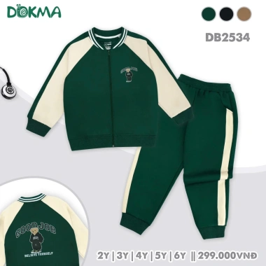 Bộ Dài Tay Thể Thao Dokma DB2.534 DB3.208 13-25kg cho trẻ 3-7 tuổi – Khỏe khoắn, 299.000₫ 10 Bộ Dài Tay Thể Thao Dokma DB2.534 DB3.208 13-25kg cho trẻ 3-7 tuổi – Khỏe khoắn, 299.000₫ 10