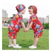 Bộ dài thu đông khăn bàn công hoa lan, mạc du xuân, hoa văn lá - Đùi short G 69k 4