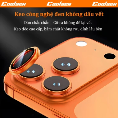 Bộ dán mắt camera sapphire chống lóa cho iPhone 13‑15, 17 Air – 25.800 VND 4