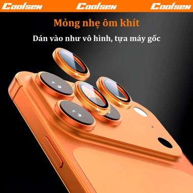 Bộ dán mắt camera sapphire chống lóa cho iPhone 13‑15, 17 Air – 25.800 VND 5