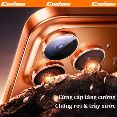 Bộ dán mắt camera sapphire chống lóa cho iPhone 13‑15, 17 Air – 25.800 VND 6