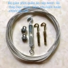Bộ dàn phơi, dây phơi quần áo cáp bọc nhựa 4mm không han rỉ - Giá ưu đãi 40.000đ