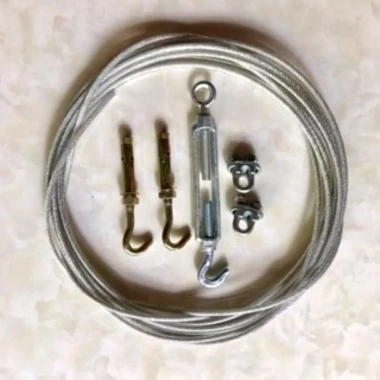 Bộ dàn phơi, dây phơi quần áo cáp bọc nhựa 4mm không han rỉ - Giá ưu đãi 40.000đ 2