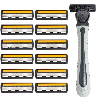 Bộ Dao Cạo Râu JieRui 21 Lưỡi Siêu Sạch Tiết Kiệm An Toàn Giá 59.000đ 2