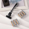 Bộ Dao Cạo Râu JieRui 21 Lưỡi Siêu Sạch Tiết Kiệm An Toàn Giá 59.000đ 4