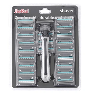 Bộ Dao Cạo Râu JieRui 21 Lưỡi Siêu Sạch Tiết Kiệm An Toàn Giá 59.000đ 9