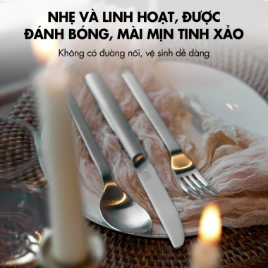 Bộ dao, đũa, muỗng, nĩa, thìa cà phê Zwilling Minimale satin 4pcs - Giá ưu đãi 489.000₫ 6 Bộ dao, đũa, muỗng, nĩa, thìa cà phê Zwilling Minimale satin 4pcs - Giá ưu đãi 489.000₫ 6