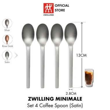 Bộ dao, đũa, muỗng, nĩa, thìa cà phê Zwilling Minimale satin 4pcs - Giá ưu đãi 489.000₫ 13 Bộ dao, đũa, muỗng, nĩa, thìa cà phê Zwilling Minimale satin 4pcs - Giá ưu đãi 489.000₫ 13
