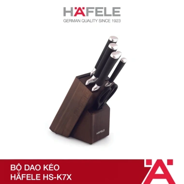 Bộ dao Hafele HS-K7X 535.44.168 – Độ bền cao, thiết kế sang trọng, giảm giá 18% chỉ 1.219.000₫