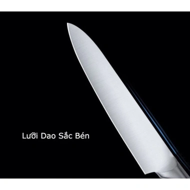 Bộ Dao Kéo 6 Món Nhật Bản Inox Chống Gỉ - Cao Cấp, Đế Đựng Dao, Giá Chỉ 175.000