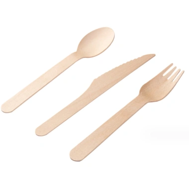 Bộ dao muỗng nĩa gỗ 16cm - Thiết kế sang trọng, bền bỉ, giảm giá chỉ 22.428 VND