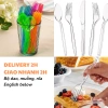 Bộ dao muỗng nĩa nhựa đa mẫu CCH50 12 chiếc nhẹ bền, giá chỉ 6.300 VND
