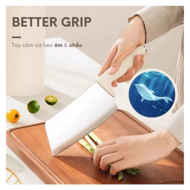 Bộ dao nhà bếp cao cấp 7 món + ống đựng xinh, công nghệ chống gỉ - Giá chỉ 399.000 VND 5 Bộ dao nhà bếp cao cấp 7 món + ống đựng xinh, công nghệ chống gỉ - Giá chỉ 399.000 VND 5