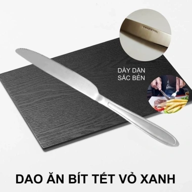 Bộ dao nĩa inox không rỉ 23cm cao cấp - Gia đình, nhà hàng, khách sạn, giá 9.500 VND