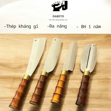 Bộ dao thái nhà bếp đa năng 4 món DABETO – Làng nghề VIP 2, giá 99.999 VND
