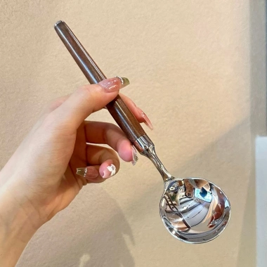 Bộ dao thìa dĩa gỗ tự nhiên inox 304 - dao bít tết, nĩa salad phong cách phương tây - 190k 8 Bộ dao thìa dĩa gỗ tự nhiên inox 304 - dao bít tết, nĩa salad phong cách phương tây - 190k 8