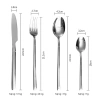 Bộ Dao Thìa Nĩa Inox 410 Cao Cấp - Dùng cho Món Âu, Bít Tết, Nhà hàng, Khách sạn, Tiệc Buffet, Giá chỉ 13.000đ 2
