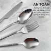 Bộ Dao Thìa Nĩa Inox 410 Cao Cấp - Dùng cho Món Âu, Bít Tết, Nhà hàng, Khách sạn, Tiệc Buffet, Giá chỉ 13.000đ 5