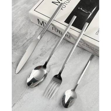 Bộ Dao Thìa Nĩa Inox 410 Cao Cấp - Dùng cho Món Âu, Bít Tết, Nhà hàng, Khách sạn, Tiệc Buffet, Giá chỉ 13.000đ 9 Bộ Dao Thìa Nĩa Inox 410 Cao Cấp - Dùng cho Món Âu, Bít Tết, Nhà hàng, Khách sạn, Tiệc Buffet, Giá chỉ 13.000đ 9