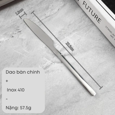 Bộ Dao Thìa Nĩa Inox 410 Cao Cấp - Dùng cho Món Âu, Bít Tết, Nhà hàng, Khách sạn, Tiệc Buffet, Giá chỉ 13.000đ 10 Bộ Dao Thìa Nĩa Inox 410 Cao Cấp - Dùng cho Món Âu, Bít Tết, Nhà hàng, Khách sạn, Tiệc Buffet, Giá chỉ 13.000đ 10