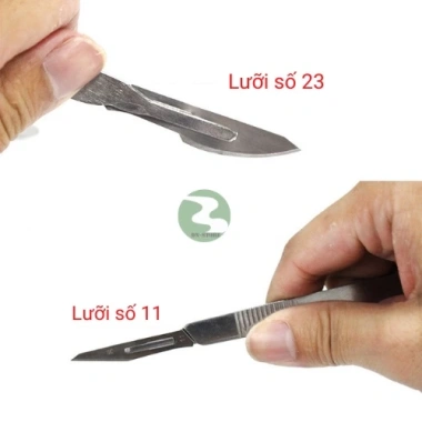 Bộ dao thiến heo, dao y tế Dương Ninh 23/11 kèm 10 lưỡi DM08 - Giá 34,500₫ 7 Bộ dao thiến heo, dao y tế Dương Ninh 23/11 kèm 10 lưỡi DM08 - Giá 34,500₫ 7