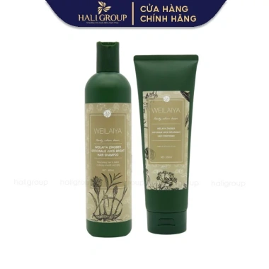 Bộ Dầu Gội Gừng Hà Thủ Ô Weilaiya 400ml + 250ml - Giảm giá 560k, Dưỡng tóc khỏe