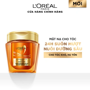 Bộ Dầu Gội + Mặt Nạ ủ Tóc Extraodinary Sleek Oil Smooth L'Oreal Paris 440ml/250ml - Suôn Mượt, Nuôi Dưỡng Sâu, 541k 2 Bộ Dầu Gội + Mặt Nạ ủ Tóc Extraodinary Sleek Oil Smooth L'Oreal Paris 440ml/250ml - Suôn Mượt, Nuôi Dưỡng Sâu, 541k 2