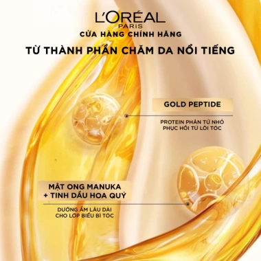 Bộ Dầu Gội + Mặt Nạ ủ Tóc Extraodinary Sleek Oil Smooth L'Oreal Paris 440ml/250ml - Suôn Mượt, Nuôi Dưỡng Sâu, 541k 4 Bộ Dầu Gội + Mặt Nạ ủ Tóc Extraodinary Sleek Oil Smooth L'Oreal Paris 440ml/250ml - Suôn Mượt, Nuôi Dưỡng Sâu, 541k 4