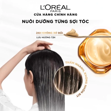 Bộ Dầu Gội + Mặt Nạ ủ Tóc Extraodinary Sleek Oil Smooth L'Oreal Paris 440ml/250ml - Suôn Mượt, Nuôi Dưỡng Sâu, 541k 5 Bộ Dầu Gội + Mặt Nạ ủ Tóc Extraodinary Sleek Oil Smooth L'Oreal Paris 440ml/250ml - Suôn Mượt, Nuôi Dưỡng Sâu, 541k 5