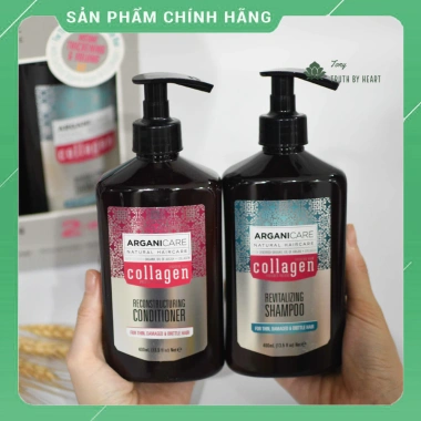 Bộ Dầu Gội Xả Arganicare Collagen Phục Hồi Tóc Hư Tổn Nội Địa Pháp 229.319₫ 6 Bộ Dầu Gội Xả Arganicare Collagen Phục Hồi Tóc Hư Tổn Nội Địa Pháp 229.319₫ 6