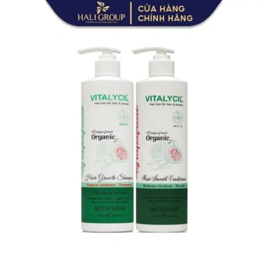 Bộ Dầu Gội Xả Bưởi Vitalycil 470ml - Dưỡng ẩm, Tóc Mượt, Giảm Rụng, Giá Ưu Đãi 540.000₫