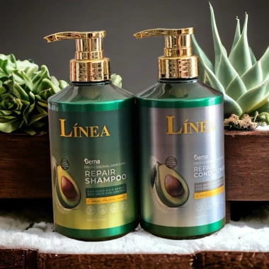 Bộ Dầu Gội Xả Línea Gema Dầu Bơ Lạnh - Chăm Sóc Tóc, Giá Khuyến Mãi 150.000₫