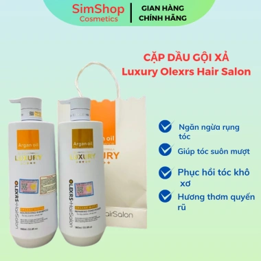 Bộ dầu gội xả Olexrs Luxury 500ml - Phục hồi tóc hư tổn, chống rụng, chỉ 365k 3 Bộ dầu gội xả Olexrs Luxury 500ml - Phục hồi tóc hư tổn, chống rụng, chỉ 365k 3